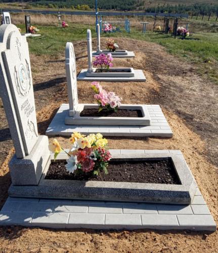 Установка памятников, облагораживание захоронения